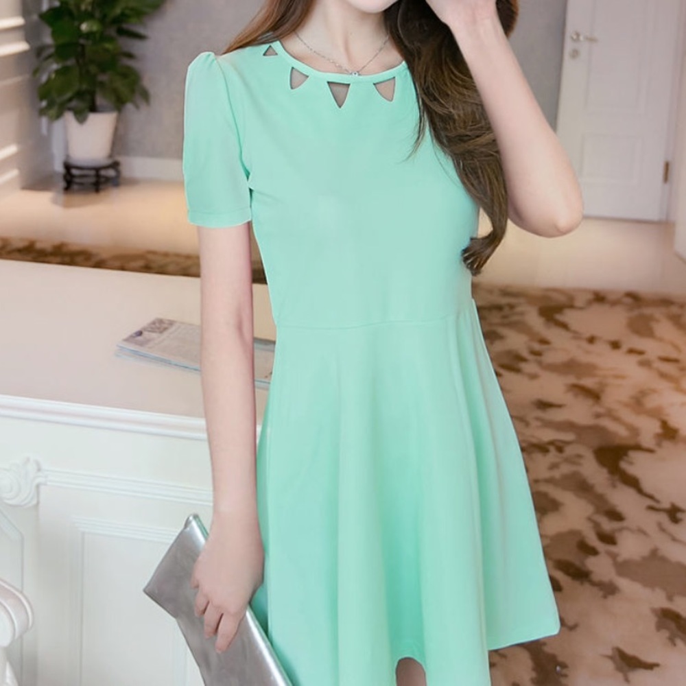 Mini Mint Dress